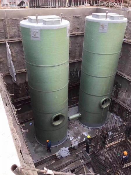 镇江重庆OPPO智能生态科技园安装一体化污水提升泵